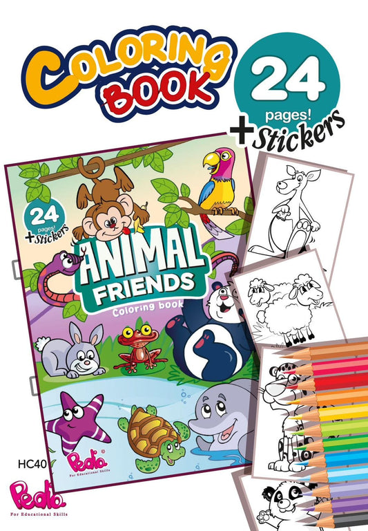 Animal Friends Colouring Book