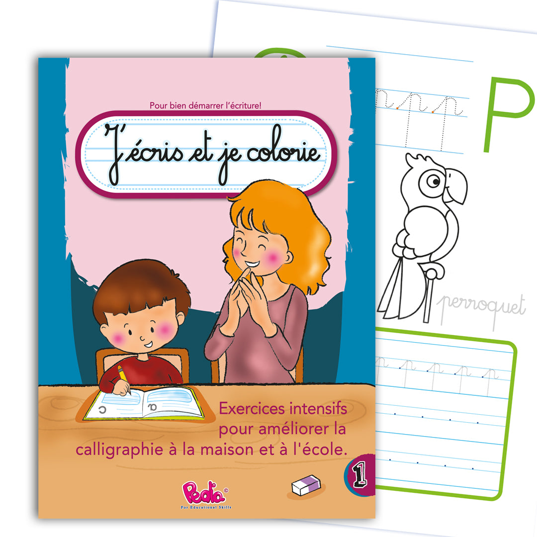 J’écris et je colorie